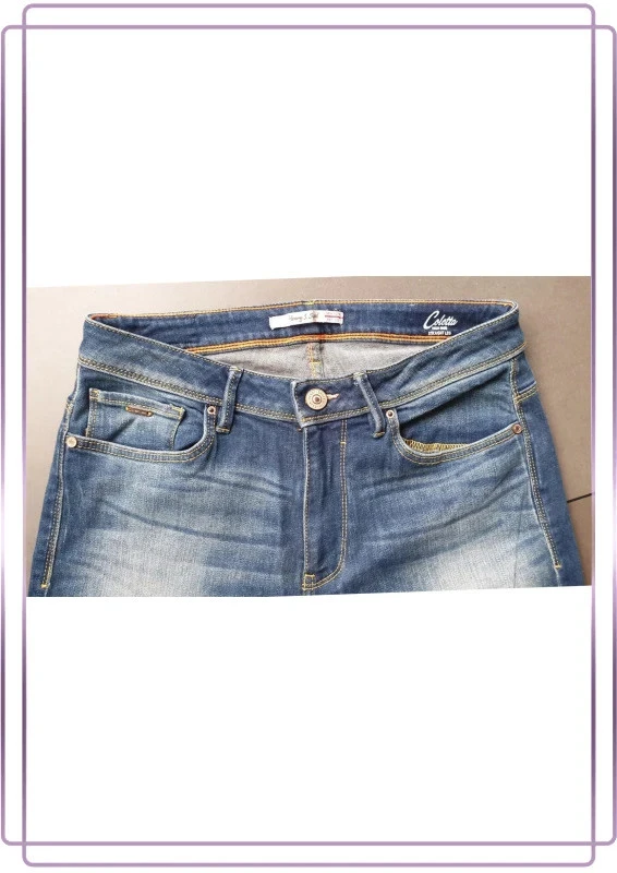Calça jeans reta H.I.S, nova – photo 5